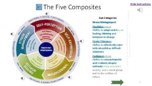 2 Sub Categories SelfPerception SelfExpression Stress DecisionMaking Management