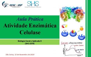 Aula Prtica Atividade Enzimtica Celulase Biologia Geral e