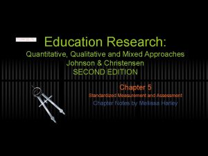 Education Research Quantitative Qualitative and Mixed Approaches Johnson