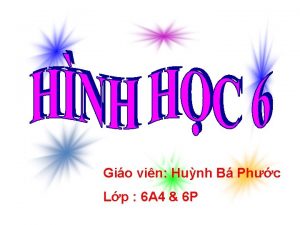Gio vin Hunh B Phc Lp 6 A