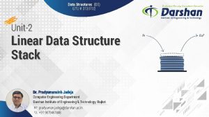 Data Structures DS GTU 3130702 Unit2 Linear Data