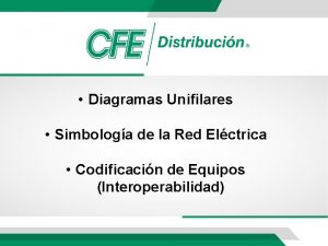 Diagramas Unifilares Simbologa de la Red Elctrica Codificacin