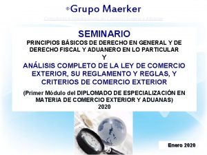 Grupo Maerker Grupo Maerker Consultores e Investigadores en