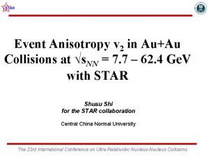 Event Anisotropy v 2 in AuAu Collisions at