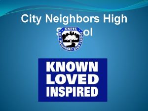 City Neighbors High School CNHS Graduates Graduation Rate