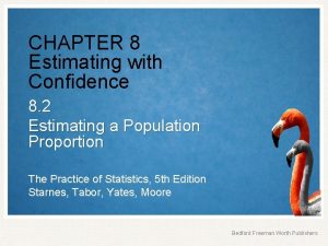 CHAPTER 8 Estimating with Confidence 8 2 Estimating