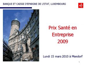 BANQUE ET CAISSE DEPARGNE DE LETAT LUXEMBOURG Prix