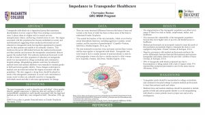 Impedance to Transgender Healthcare Chermaine Ramos GRC MSW