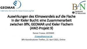 Auswirkungen des Klimawandels auf die Fische in der