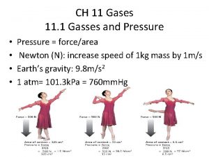 CH 11 Gases 11 1 Gasses and Pressure