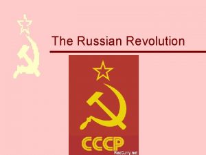 The Russian Revolution Beginnings of Upheaval Czar Nicholas