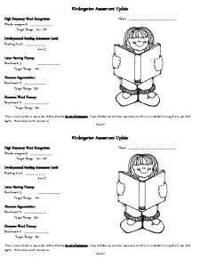 Kindergarten Assessment Update High Frequency Word Recognition Words