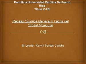 Pontificia Universidad Catlica De Puerto Rico Titulo VTSI