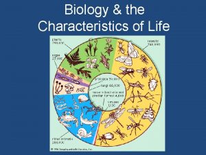 Biology the Characteristics of Life What is Biology