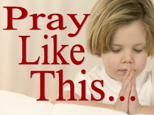 Do not pray for show When you pray