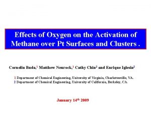 Effects of Oxygen on the Activation of Methane