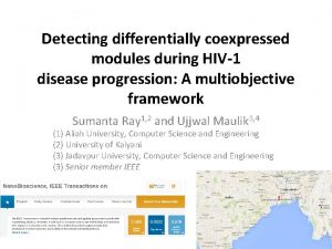 Detecting differentially coexpressed modules during HIV1 disease progression