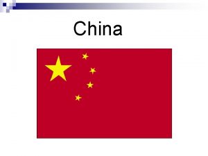 China CHINAS RELATIVE LOCATION n ISOLATION Natural n