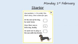 Starter Monday 1 st February Monday 1 st