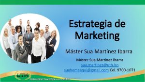 Estrategia de Marketing Mster Sua Martnez Ibarra sua