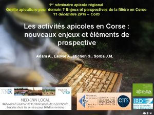 1 er sminaire apicole rgional Quelle apiculture pour