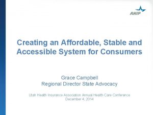 Creating an Affordable Stable and Accessible System for