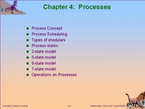 Chapter 4 Processes n Process Concept n Process