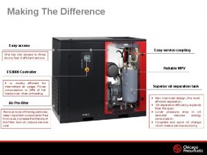 Making The Difference Easy access Easy service coupling