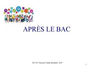 APRS LE BAC NS CIO Toulouse Centre dcembre