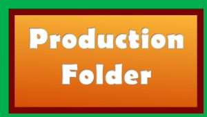 Production Folder Primary Research I gathered primary research