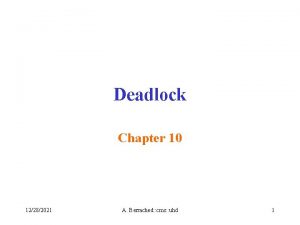 Deadlock Chapter 10 12282021 A Berrached cms uhd