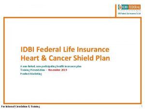 IDBI Federal Life Insurance Heart Cancer Shield Plan