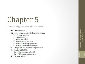 Chapter 5 Electric logic sensors and actuators IE