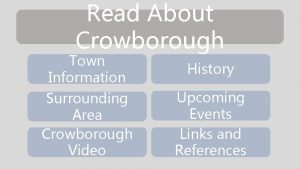 Read About Crowborough Town Information History Surrounding Area