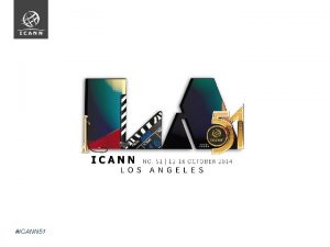 Text ICANN 51 October 2014 Text IDN Program