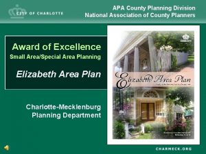 APA County Planning Division National Association of County