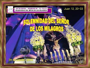 LECTIO DIVINA DOMINGO 30 TO Ciclo B SOLEMNIDAD