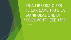 UNA LIBRERIA C PER IL CARICAMENTO E LA