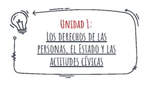 Unidad 1 Los derechos de las personas el