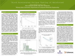 Block Accelerated Fatigue Testing of Reinforced Thermoplastics Sara