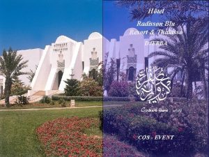 Htel Radisson Blu Resort Thalasso DJERBA COS EVENT