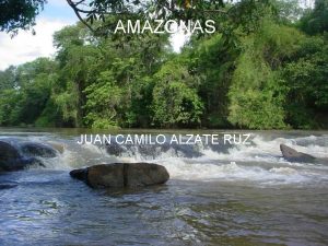 AMAZONAS JUAN CAMILO ALZATE RUZ AMAZONAS Amazonas es