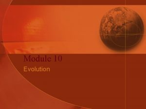 Module 10 Evolution Abiogenesis Life first arose from