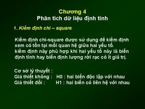 Chng 4 Phn tch d liu nh tnh