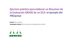 Ejercicio prctico para elaborar un Resumen de la