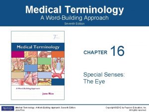 Medical Terminology A WordBuilding Approach Seventh Edition CHAPTER