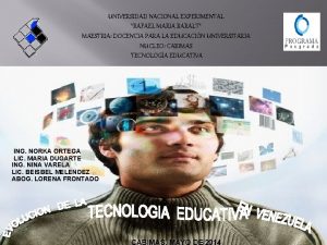 UNIVERSIDAD NACIONAL EXPERIMENTAL RAFAEL MARIA BARALT MAESTRIA DOCENCIA