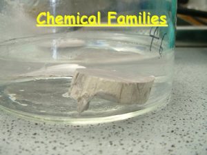 Chemical Families Alkali Metals v All alkali metals