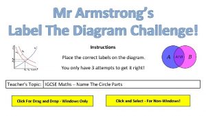 Mr Armstrongs Label The Diagram Challenge Instructions Place