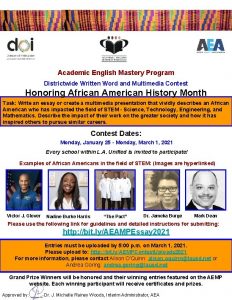 Academic English Mastery Program Districtwide Written Word and